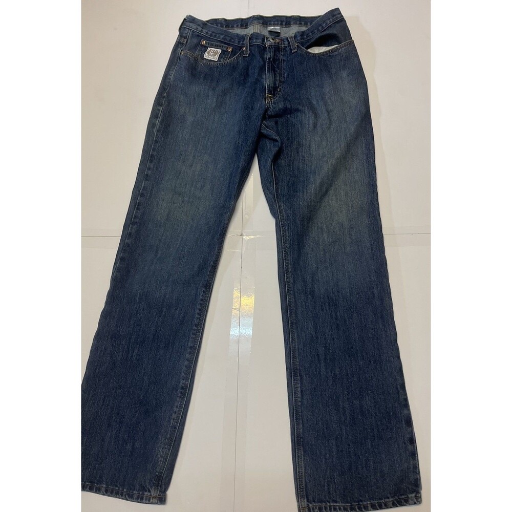 Cinch White Label Men’s Jeans 36x36 Dark Stonewash Relaxed Fit Straight Leg